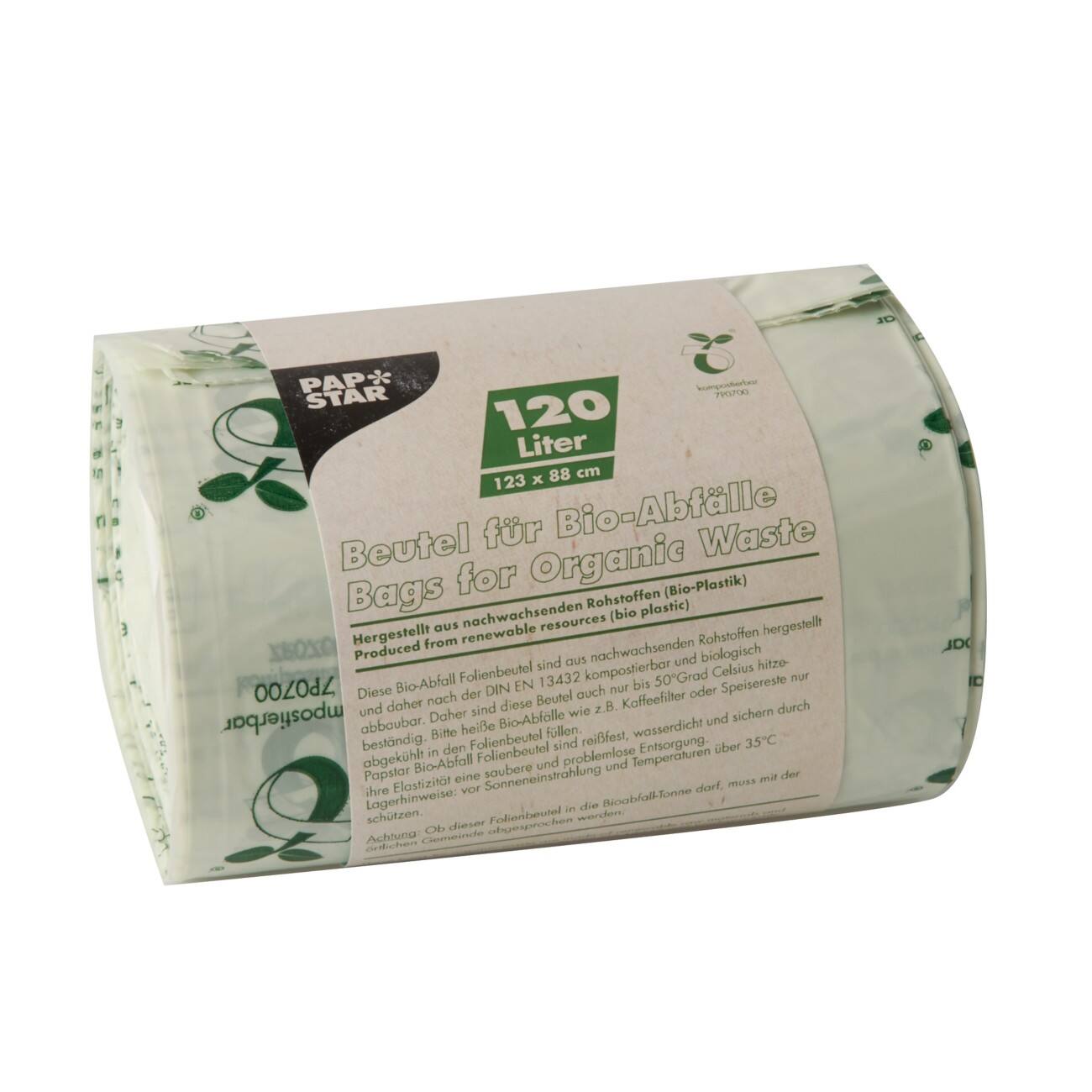 Papstar Vuilniszak Groen 87664 10 Stuks