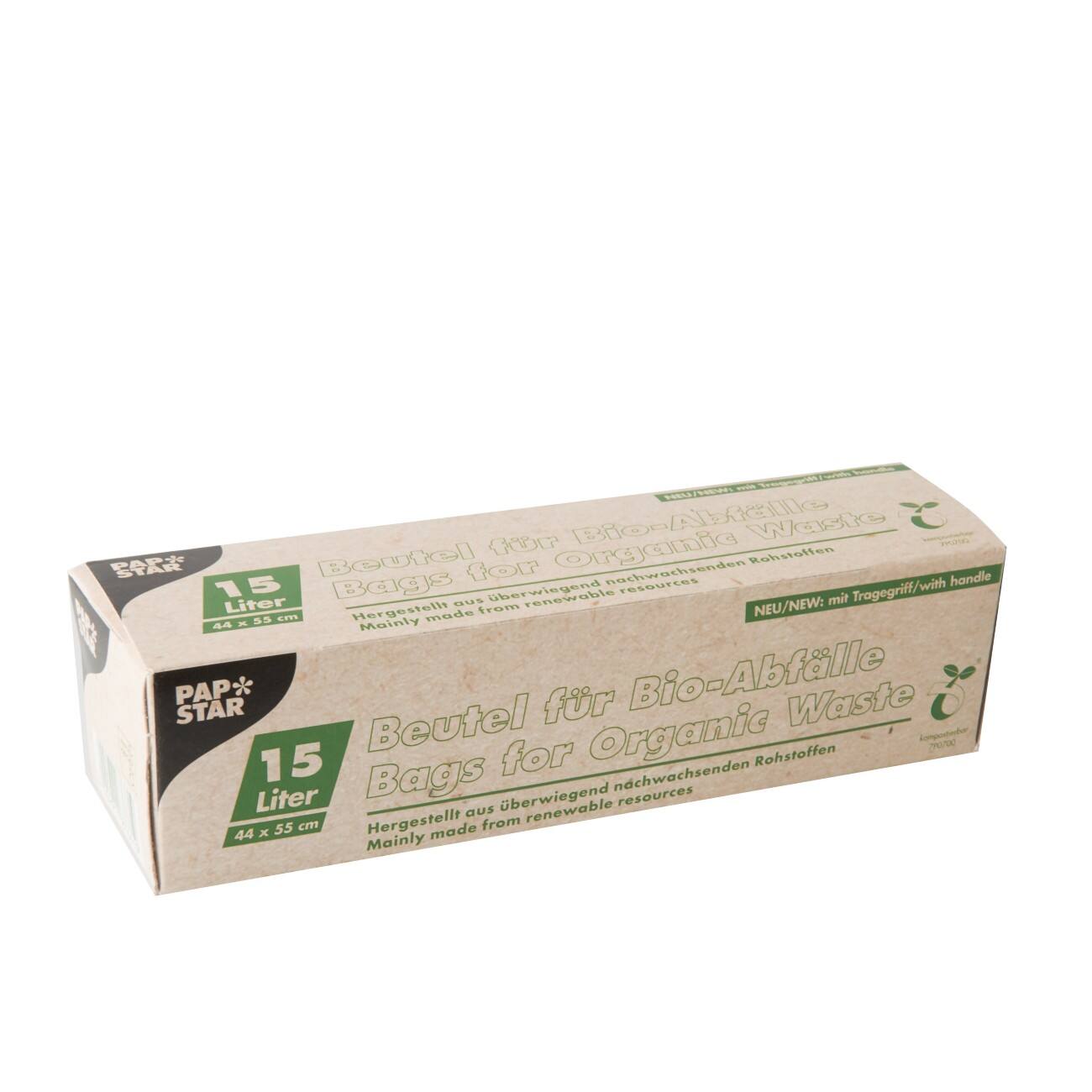 Papstar Vuilniszak Groen 87661 15 Stuks