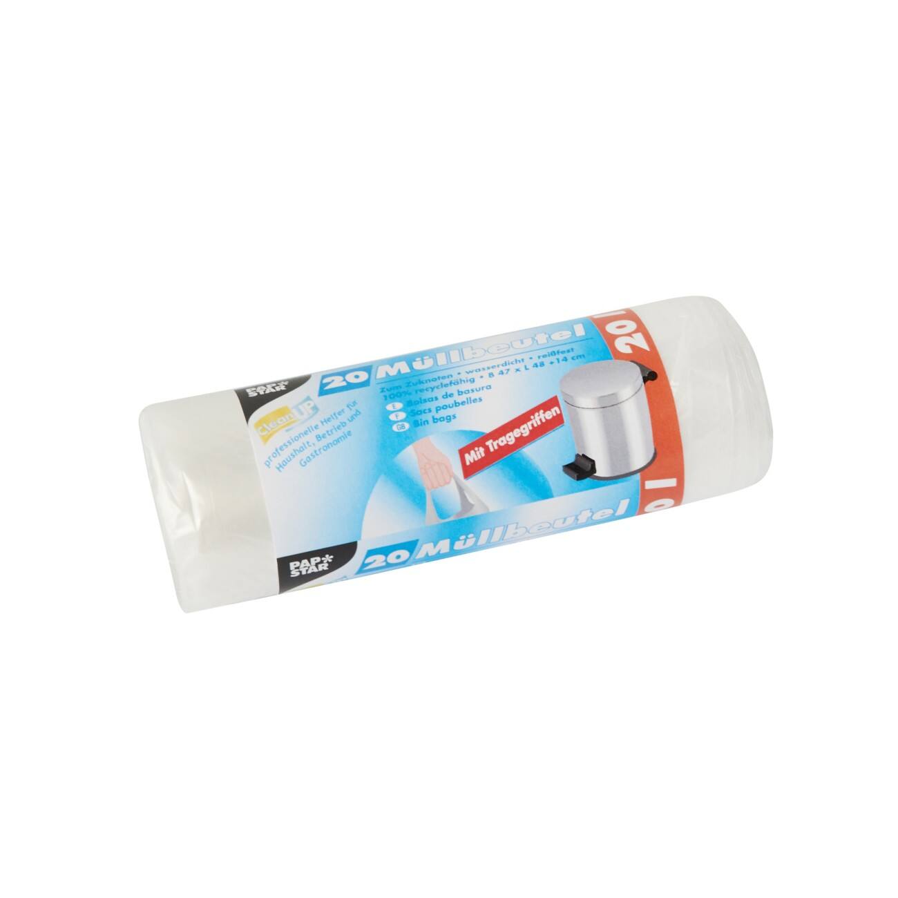 Papstar Vuilniszak Transparant 12075 20 Stuks