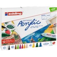Edding Arcylmarker Creative Kleurenassortiment 12 Stuks