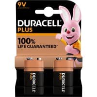 Duracell Batterijen PLUS 6LR61 9V Alkaline 2 Stuks