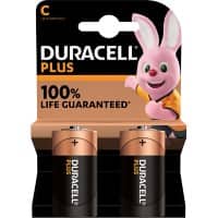Duracell Batterijen PLUS C LR14 Alkaline 1.5 V 2 Stuks