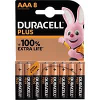 Duracell Batterijen Plus 100 AAA Alkaline 8 Stuks