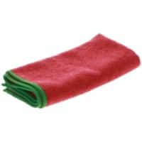 GREENSPEED Kunststof Microvezeldoek Rood 40 x 40 x 0,5 cm 3300810 10 Stuks