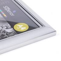 Seco A4 Deluxe Certificaatlijst Met veiligheids-plexiglas Zilver