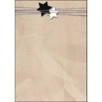 Sigel Kerstmotief-papier A4 90 g/m² Bruin 100 Vellen