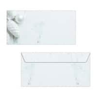 Sigel Enveloppen Modern Christmas Papier Grijs, wit 22 x 11 cm 50 Stuks