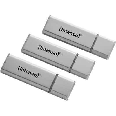 Intenso USB-stick Zilver 3 stuks