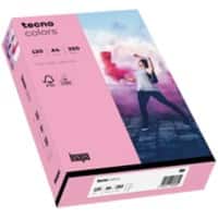 tecno A4 Gekleurd papier Roze 120 g/m² 250 Vellen