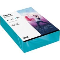 tecno A5 Gekleurd papier Blauw 80 g/m² Mat 500 Vellen