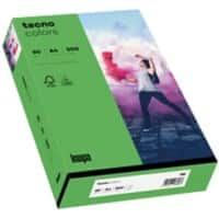 tecno A4 Gekleurd papier Groen 80 g/m² Mat 500 Vellen