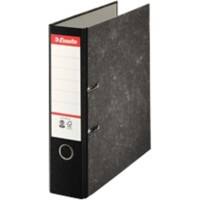 Esselte Essentials Breed Ordner A4 72 mm Zwart 2 Ringen 46997 Wolkenmarmer Staand Gerecycled