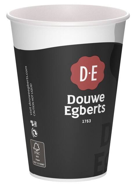 Douwe Egberts Papieren bekers Papier 180 cl Wit 2000 Stuks