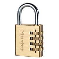 Master lock Hangslot 604EURD 4 x 1,8 x 8,1 cm Combinatieslot Messing Goud