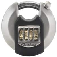 Master lock Hangslot M40EURDNUM 5,5 cm x 7 cm Staal Grijs 1 Sleutel