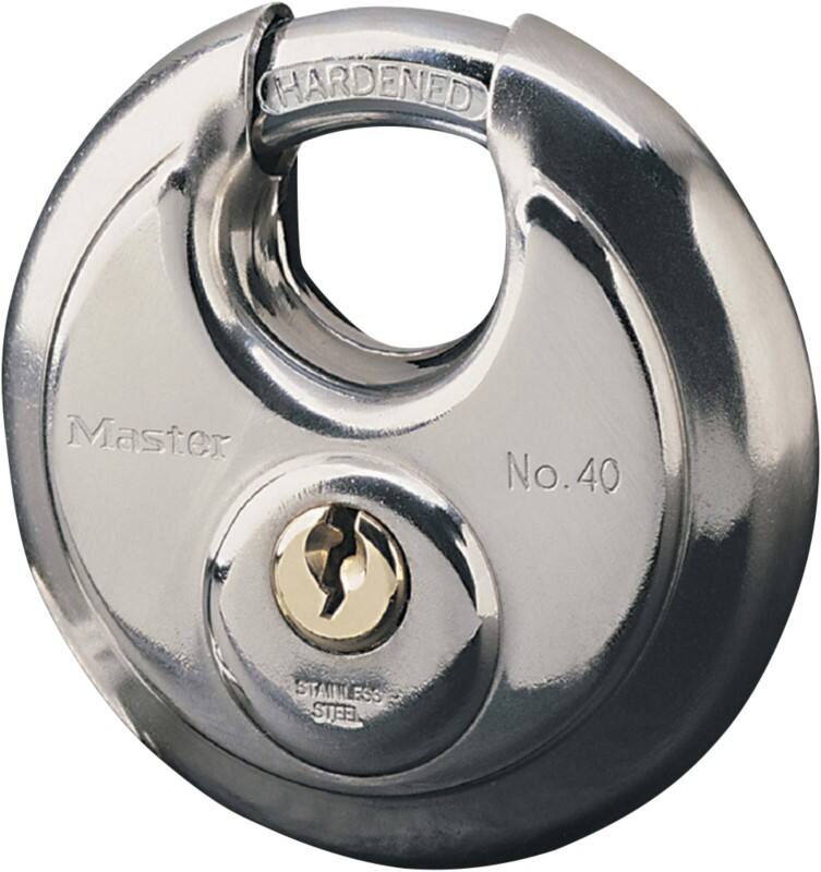 Master lock Hangslot 40EURD 7 x 2,8 x 9,6 cm Hangslot RVS (Roestvrij staal) Grijs