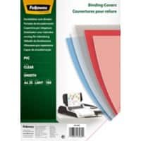 Inbindkaft A4 180 micron PVC (Polyvinylchloride) Transparant 25 Stuks