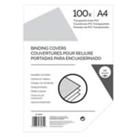 Inbindkaft A4 145 micron PVC (Polyvinylchloride) Transparant 100 Stuks