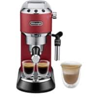 De'Longhi Dedica Style EC685.R Espressomachine 1.1 L Rood, zilver
