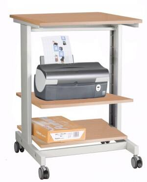 Twin Printerstandaard 6860-0 Beuken, grijs