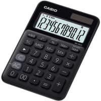 Casio Bureaurekenmachine met telrol MS-20UC-BK 12-cijferige display Zwart