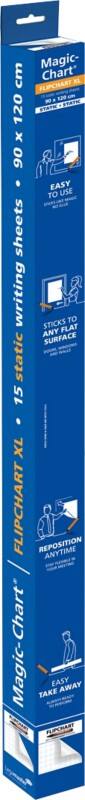 Legamaster Magic-Chart XL Flipchartfolie 7-159054 120 x 90 cm Vierkant Wit Rol van 15 vellen