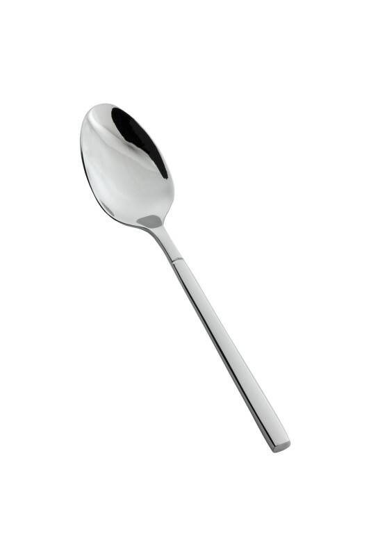 Dessertlepeltjes RVS Zilver 12 stuks