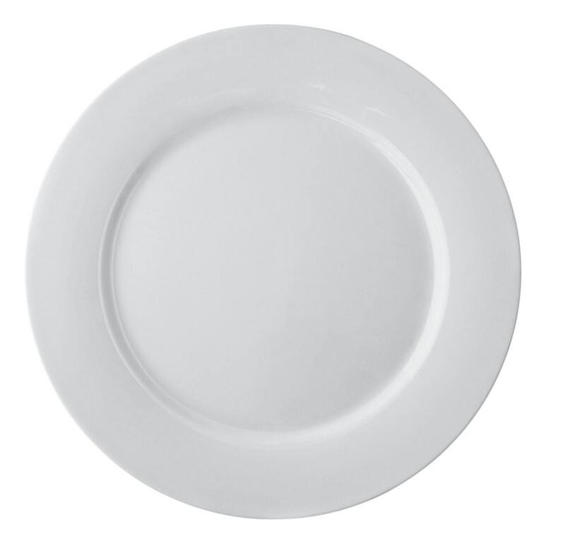 Nobel Fine Bone China Eetbord Porselein 310 mm Crème 12 Stuks