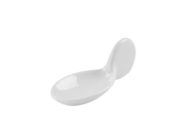 Nobel Bits & Bites Amuselepel Porselein Crème 16 Stuks