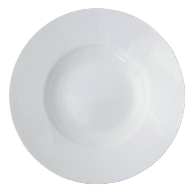 Nobel Fine Bone China Eetbord Porselein 230 mm Crème 24 Stuks