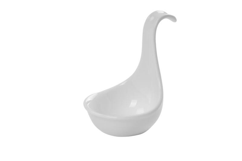 Nobel Bits & Bites Amuselepel Porselein Crème 24 Stuks