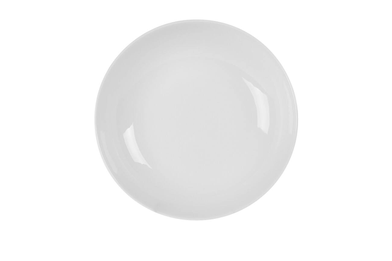 Nobel Fine Bone China Coupebord Porselein 160 mm Crème 48 Stuks