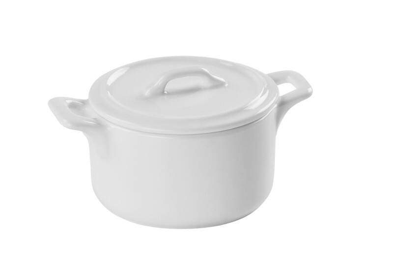 Nobel Bits & Bites Amusepannetje Porselein 65 mm Crème 6 Stuks