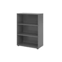 Hammerbacher Spaanplaat Boekenkast 2 Planken  Grijs