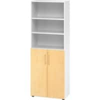 Hammerbacher Schrank 5 Planken  Wit Ahorn