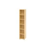 Hammerbacher Spaanplaat Boekenkast 5 Planken  Bruin Ahorn