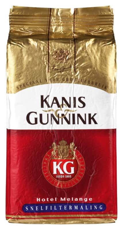 KANIS & GUNNINK Gemalen koffie Snelfiltermaling Rood 1 kg