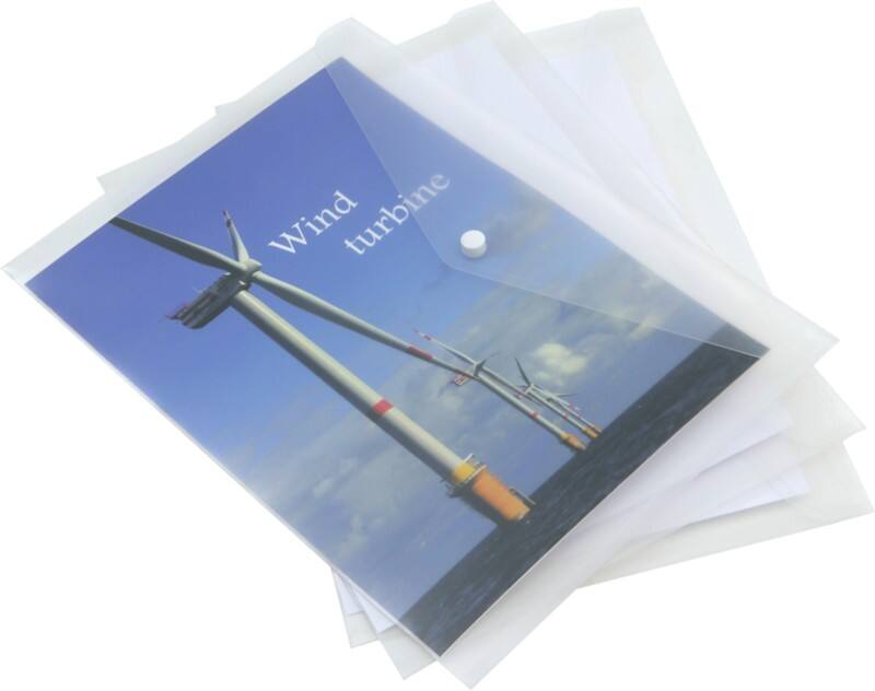 Rapesco Documentmap A4 PP (Polypropeen) 33,4 (B) x 0,5 (D) x 23,4 (H) cm Transparant 5 Stuks