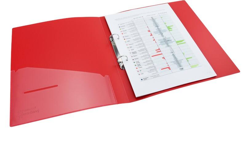 Rapesco Germ-Savvy 25 mm Ringband PP (Polypropeen) A4 2 Ringen Kleurenassortiment 4 Stuks