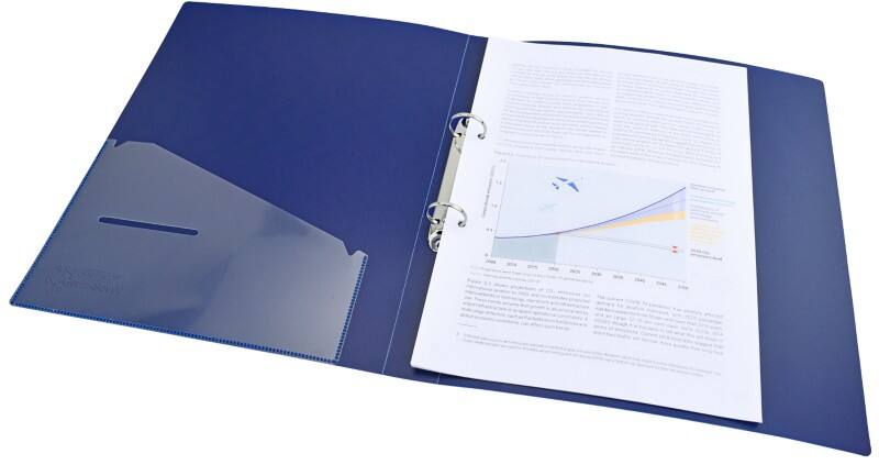 Rapesco Germ-Savvy 25 mm Ringband PP (Polypropeen) A4 2 ringen Kleurenassortiment 6 Stuks