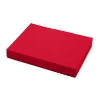 Tutorcraft Gekleurd papier A4 225 g/m² Kerst Rood Pak van 100 Vellen