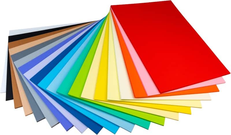 Tutorcraft A4 Gekleurd papier Kleurenassortiment 225 g/m² 200 Vellen