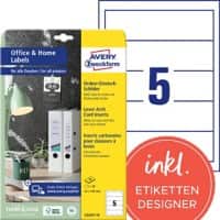 Avery Etiket C32267-10 A4 Wit 54 x 190 mm 10 Vellen à 5 Etiketten