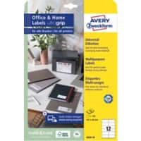 Avery Etiketten 3424-10 Klevend A4 Wit 105 x 48 mm 10 Vellen à 12 Etiketten
