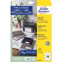 Avery Etiketten 3474-10 Klevend A4 Wit 70 x 37 mm 10 Vellen à 24 Etiketten