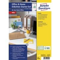 Avery Etiketten 49300 Klevend A4 Wit 15 Vellen