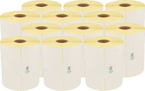 Etiketrol Compatibel 800284-605 Klevend 102 x 152 mm 12 Rollen à 210 Etiketten