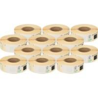 Zolemba Compatibel Brother DK-11204 Multifunctionele etiketten Zelfklevend Wit 17 x 54 mm 400 Etiketten Pak van 12