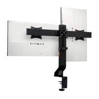 Kensington SmartFit Space-saving Ergonomische In hoogte verstelbare Dubbele monitorarm K55513WW tot 27” 735 x 145 x 180 mm Zwart