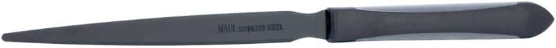 Maul Briefopener met recht blad en rubberen handvat 215 mm zwart
